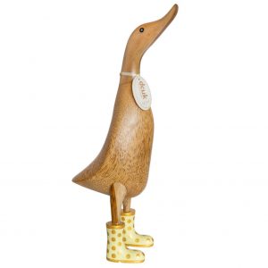 Dcuk Natural Finish Duck with Yellow and Gold Boots