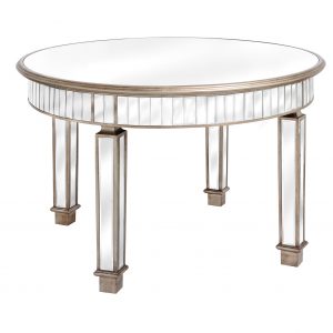 Silver Belfry Mirrored Dining Table